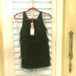 Ann Taylor Mock Ostrich Fancy Cocktail Top w/ Tag